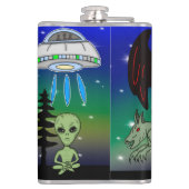 Flasques Cryptid, OVNI, Big Foot, Chupacabra, Alien Mothman (Dos)