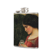 Flasques Crystal Ball Woman Waterhouse Peinture (Gauche)