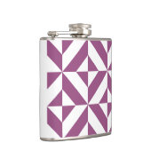 Flasques Cube Déco géométrique violet chaud (Droite)