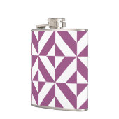 Flasques Cube Déco géométrique violet chaud (Gauche)