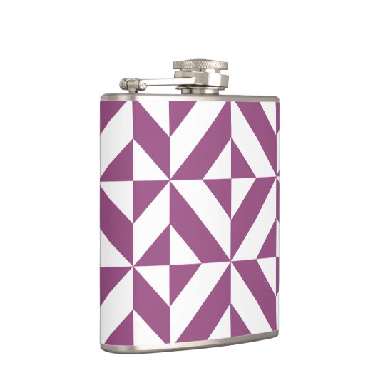 Flasques Cube Déco géométrique violet chaud (Droite)