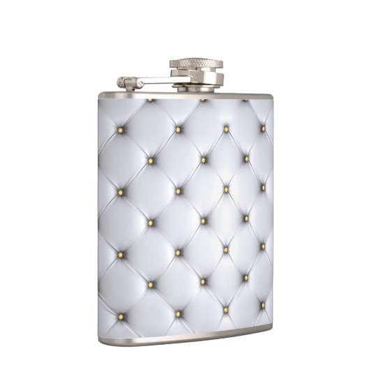 Flasques Cuir blanc Faux (Droite)