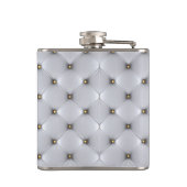 Flasques Cuir blanc Faux (Dos)