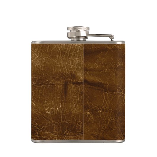 Flasques Cuir Brown usé (Dos)