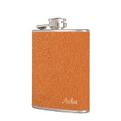 Flasques Cuir Faux Orange (Gauche)