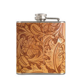 Flasques Cuir occidental de pays de style rustique de (Dos)