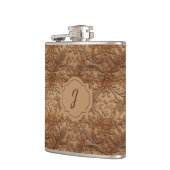 Flasques Cuir Outilé Faux Vinyle Tan (Gauche)