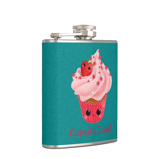 Flasques Cupcake aux fraises mûres (Droite)