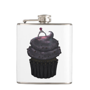 Flasques Cupcake Fiançailles doux