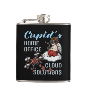 Flasques Cupid's Home Office, Drone Valentine's Day
