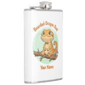 Flasques Custom Bearded Dragon Dad Flask (Droite)