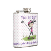 Flasques Custom Golf Club Dames Ligue Vinyl Emballage Flaco (Droite)