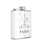 Flasques Custom Liquor Flask – Personalized Vinyl Flask for (Droite)