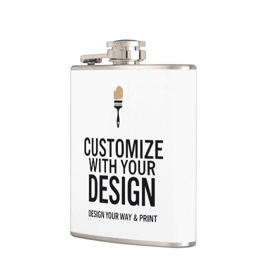Flasques Custom Minimalist Personalized Company Branded  (Gauche)