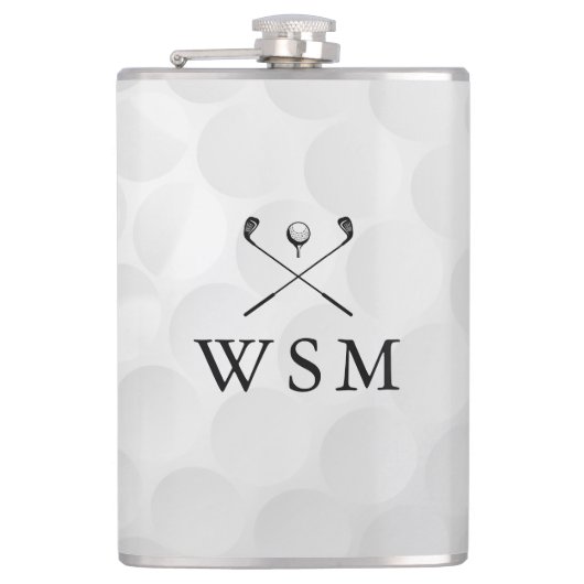 Flasques Custom Monogram Golf Ball (Devant)