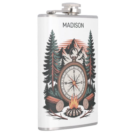 Flasques Custom Names & Text Camping (Droite)