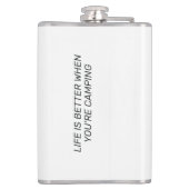 Flasques Custom Names & Text Camping (Dos)