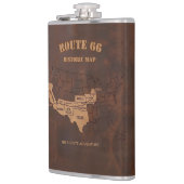 Flasques Custom Route 66 Centennial Map Travel (Gauche)