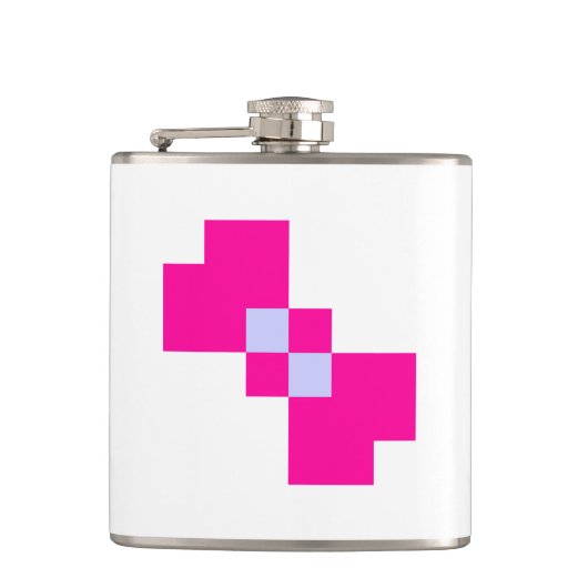 Flasques Cute 8 bits Pixel Bow (Devant)