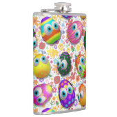 Flasques Cute and Funny Easter Eggs Cartoon (Droite)