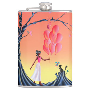 Flasques Cute Ballerina Heist Hip Flask