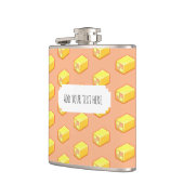Flasques Cute Battenberg Add Your Own Text Cake Pattern (Gauche)