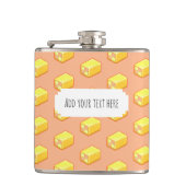Flasques Cute Battenberg Add Your Own Text Cake Pattern (Devant)