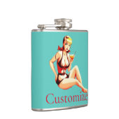 Flasques Cute Blonde Martini Bikini Girl Thunder_Cove (Droite)