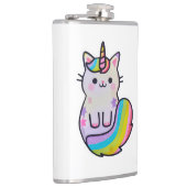 Flasques Cute chat licorne arc-en-ciel (Droite)