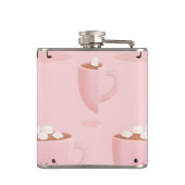 Flasques Cute chocolat chaud personnalisé avec Marshmallows (Dos)