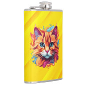 Flasques Cute Colorful Chat Face-87002 (Droite)