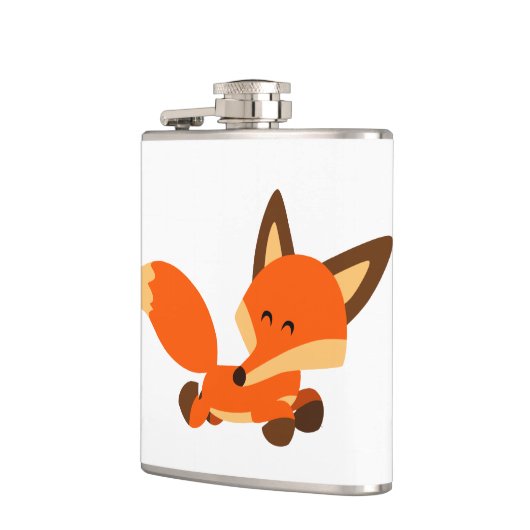 Flasques Cute Fleet Cartoon Fox Hip Flask (Gauche)