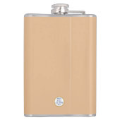 Flasques Cute Funny Mushroom Pun Forager Personnalisé (Dos)