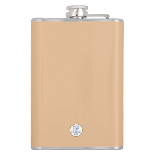 Flasques Cute Funny Mushroom Pun Forager Personnalisé (Dos)