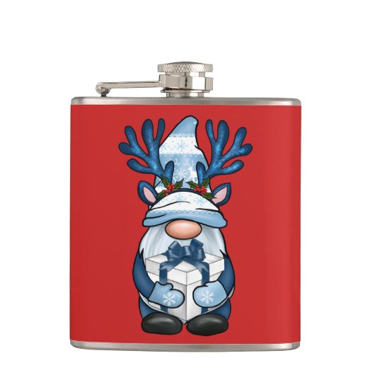 Flasques Cute Gnome Reindeer Christmas Stocker Stuffer (Devant)