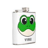 Flasques Cute grenouille souriante (Droite)