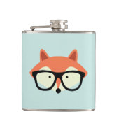 Flasques Cute Hipster Red Fox (Devant)