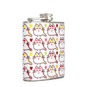 Flasques Cute Kawaii Chats et Coeurs Motif (Droite)