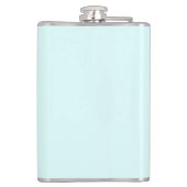 Flasques Cute Kitten noir regarder une étoile (Dos)