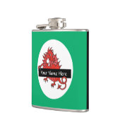 Flasques Cute Little Red Dragon Hip Flask pour personnalise (Gauche)