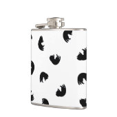 Flasques CUTE Motif de chat noir et blanc (Gauche)
