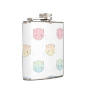 Flasques Cute Pastel Kitty Façades rose bleu vert jaune (Droite)