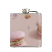 Flasques Cute personnalisée Pastel Macaron Fleur aux amande (Dos)