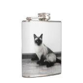 Flasques CUTE Siamese Portrait de chat (Droite)