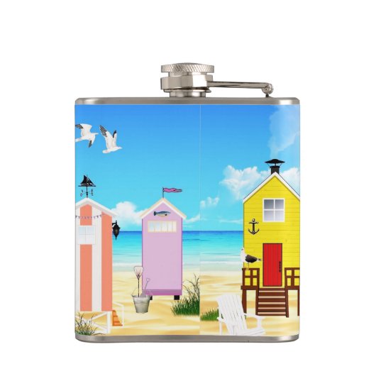 Flasques Cute Tiny Beach Shacks Thunder_Cove (Dos)