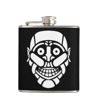 Flasques Cybersmily logo Cyberpunk flask