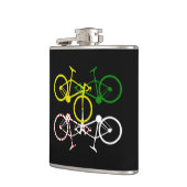 Flasques Cyclisme Jaune Vert Blanc Polka-Dot Jerseys (Gauche)