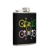 Flasques Cyclisme Jaune Vert Blanc Polka-Dot Jerseys (Droite)