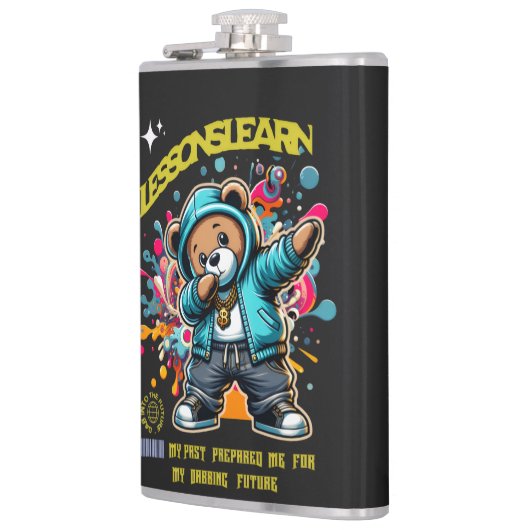 Flasques DABBING FUTURE Vinyl Wrapped Flask (Gauche)