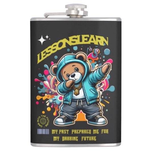 Flasques DABBING FUTURE Vinyl Wrapped Flask (Devant)